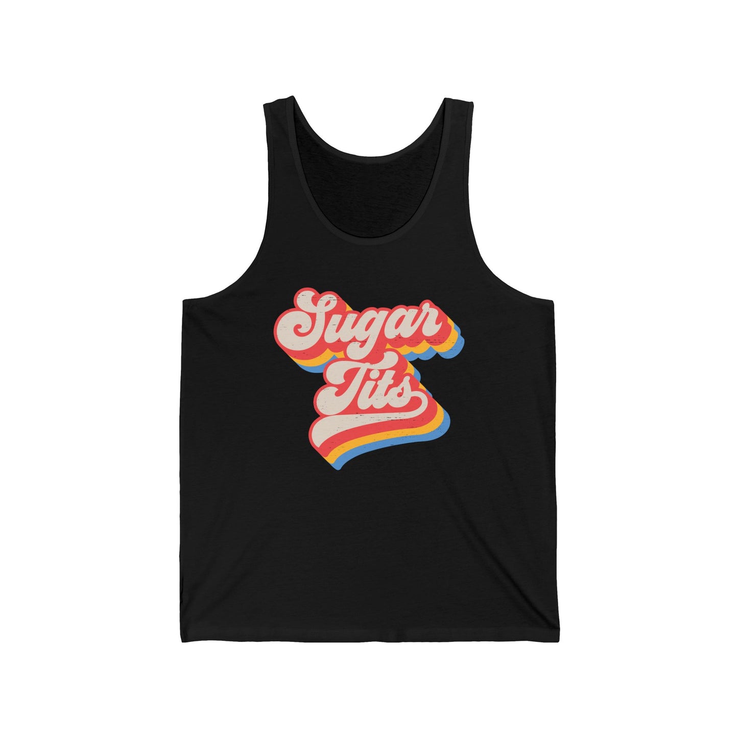 Sugar Tits (Pre-distressed) - Unisex Jersey Tank