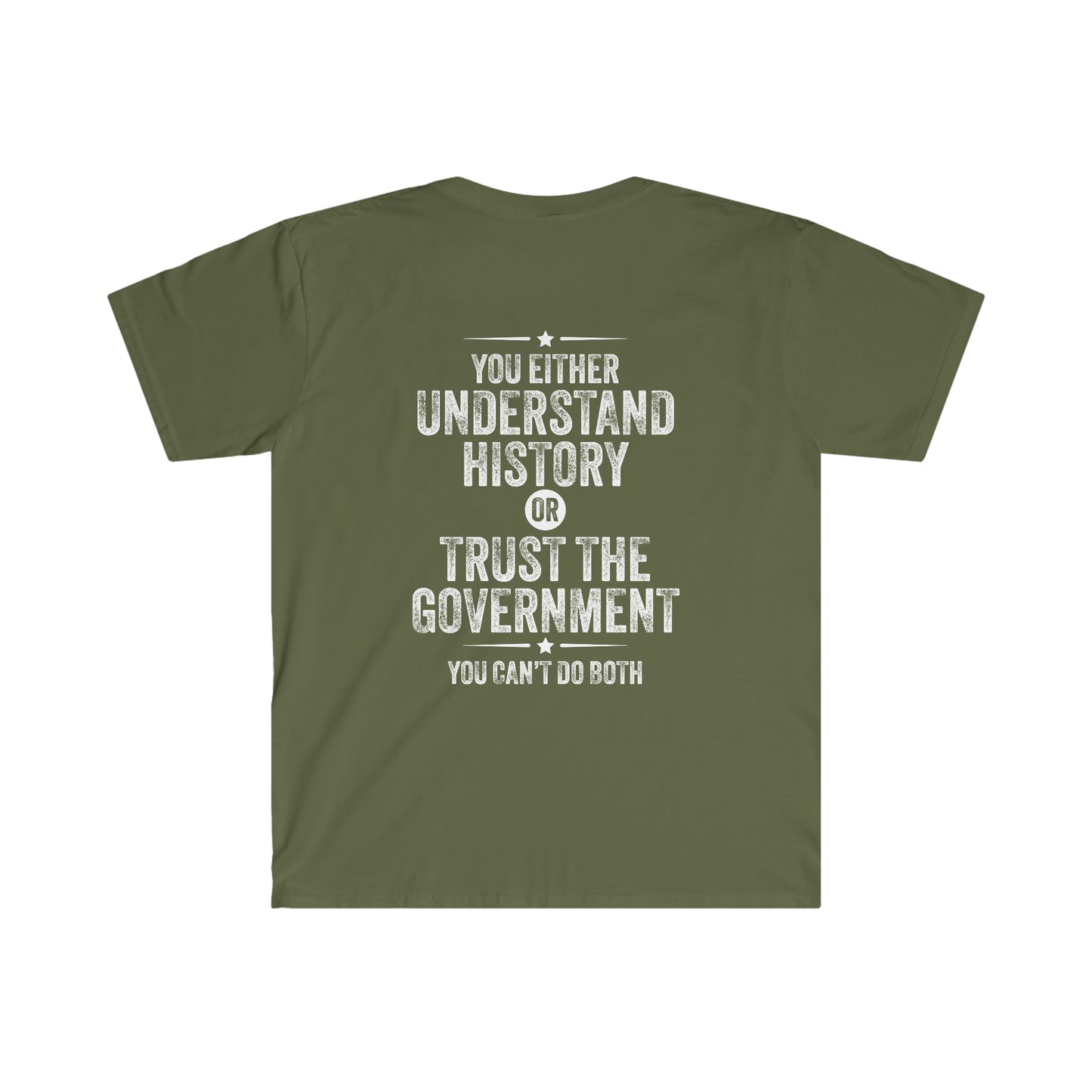 You either understand history or ...