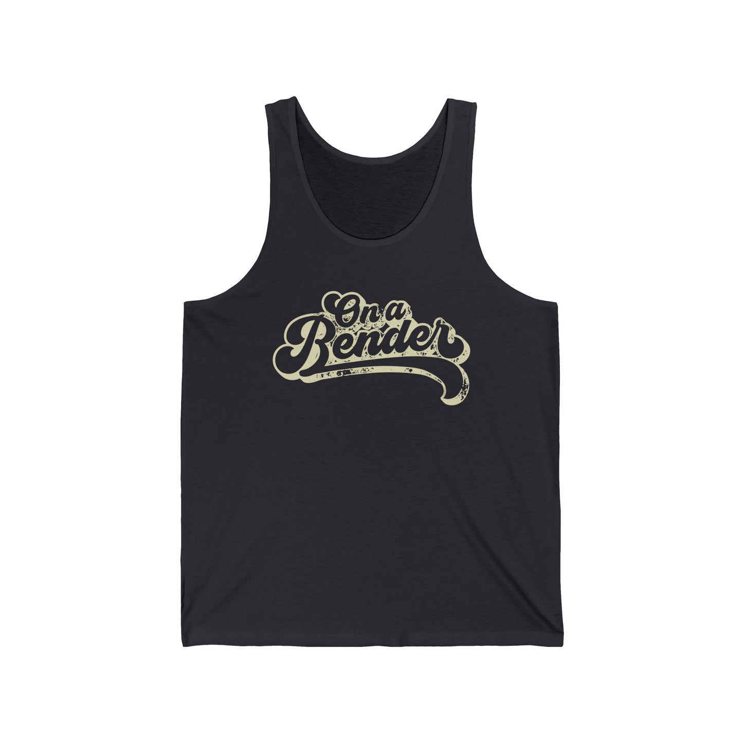 On a Bender (Pre-distressed) - Unisex Jersey Tank