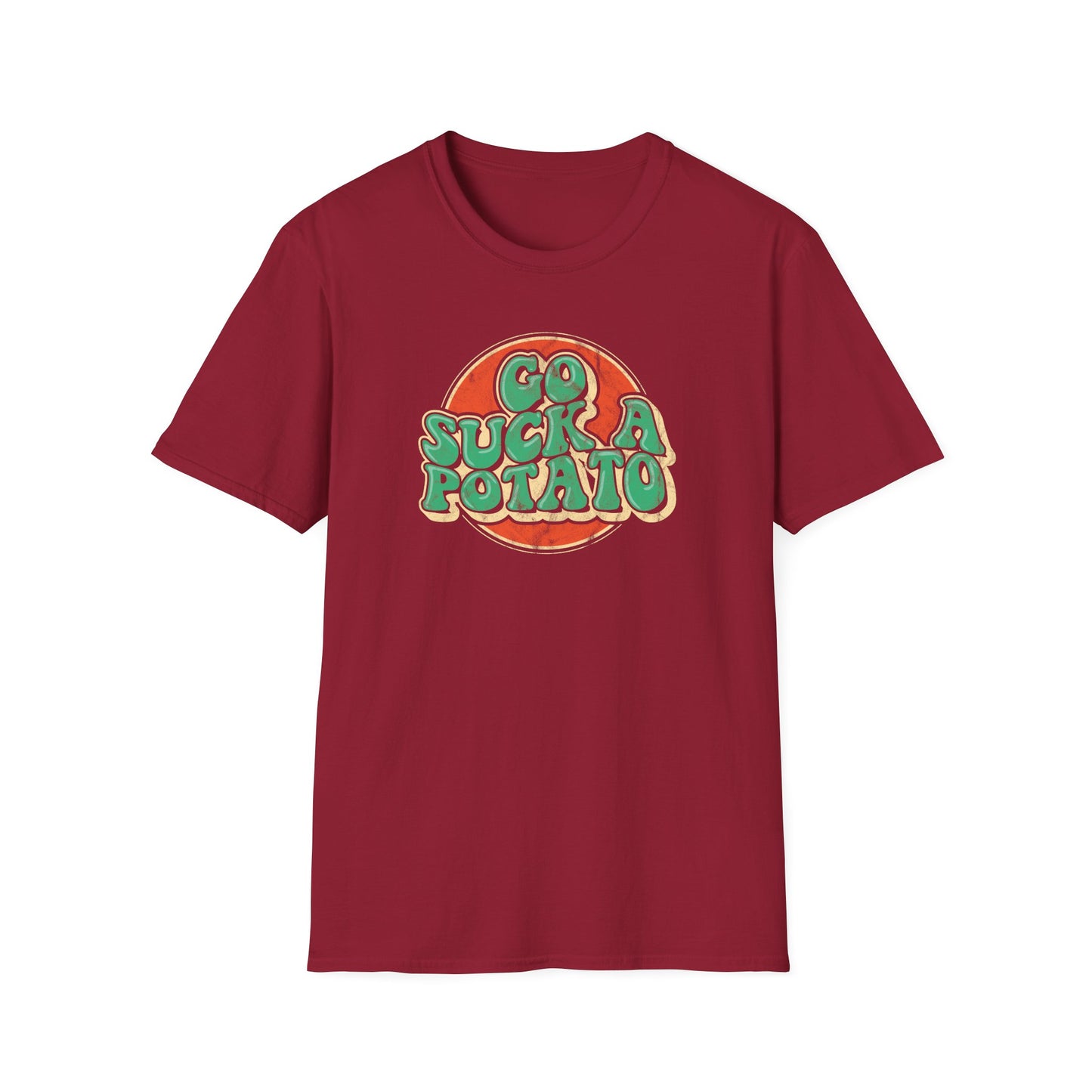 Go Suck A Potato - (Pre-distressed) - T-Shirt