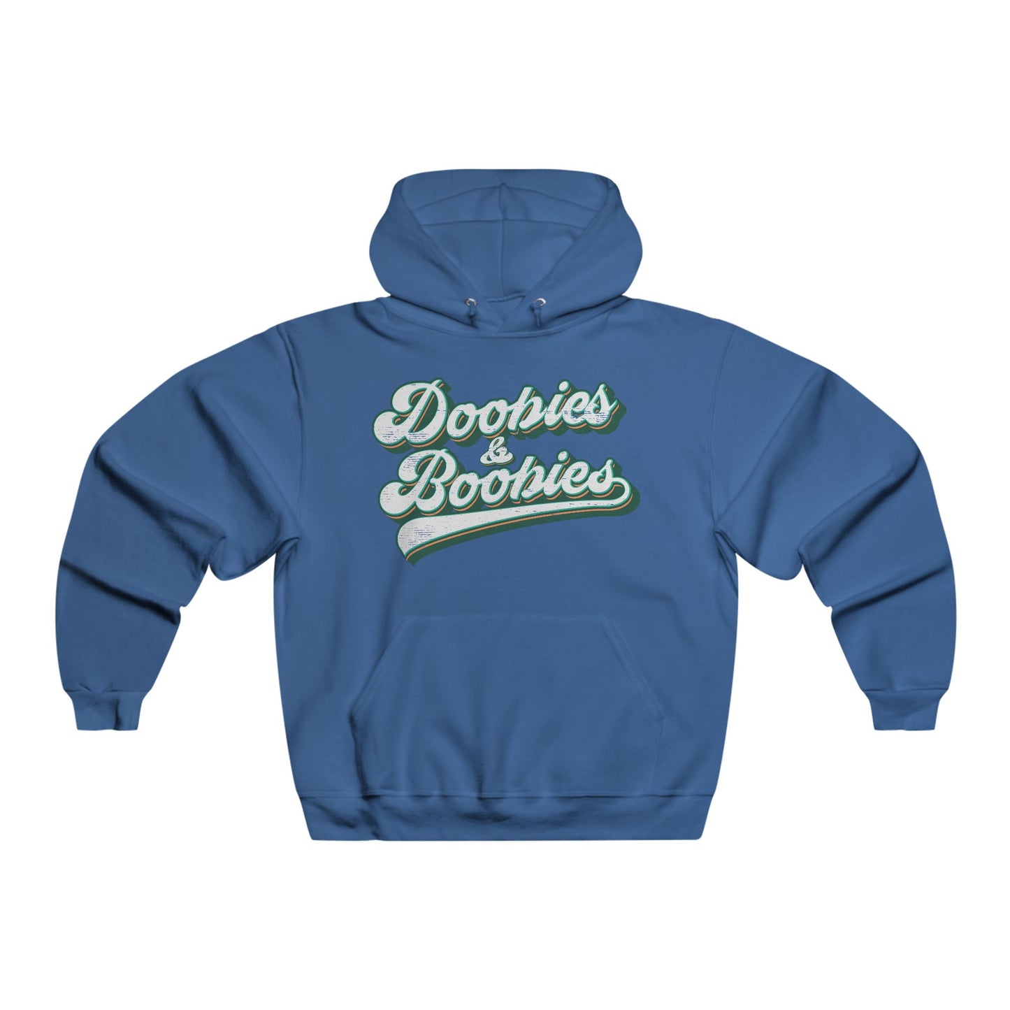 Doobies & Boobies (Pre-distressed) - Hooded Sweatshirt