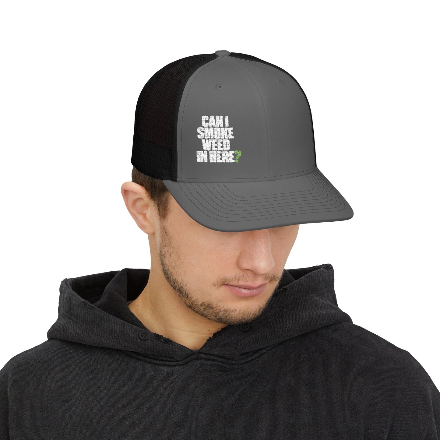 Can I Smoke Weed In Here? - Snapback Trucker Cap