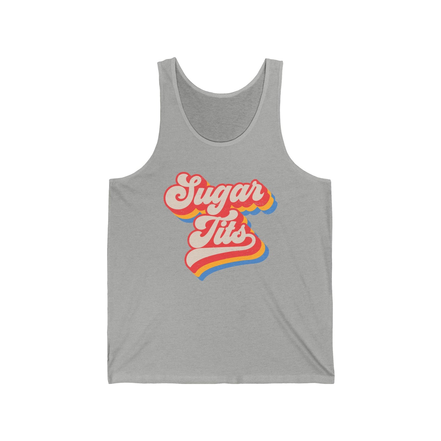 Sugar Tits (Pre-distressed) - Unisex Jersey Tank