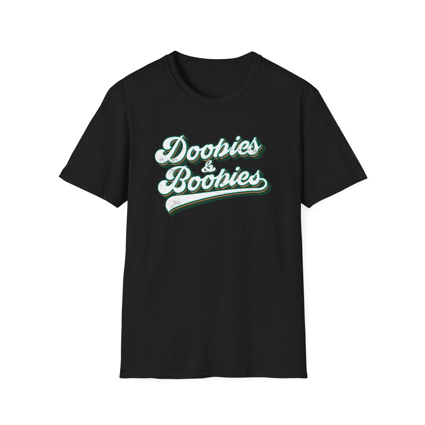 Doobies & Boobies (Pre-distressed) - T-shirt