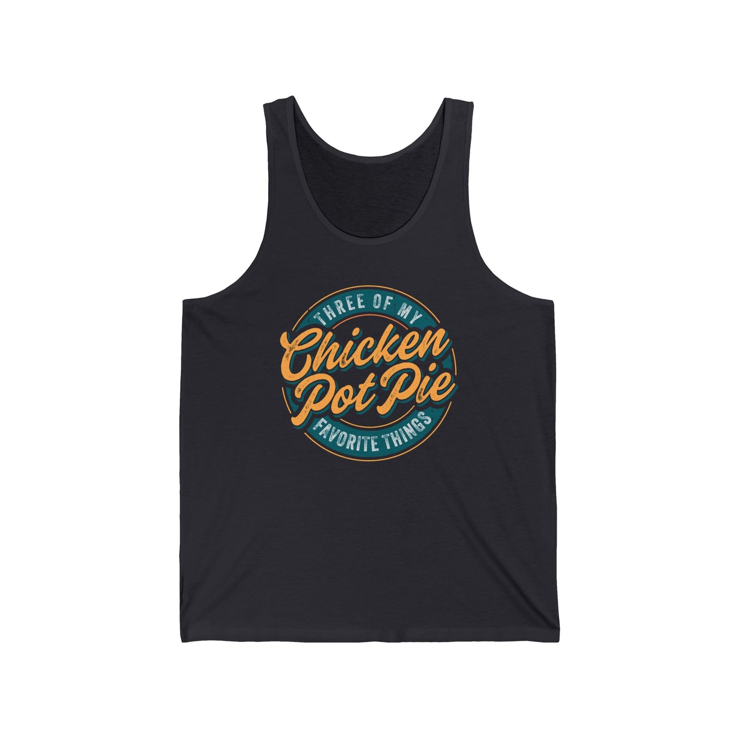Chicken Pot Pie - (Pre-Distressed) - Unisex Jersey Tank