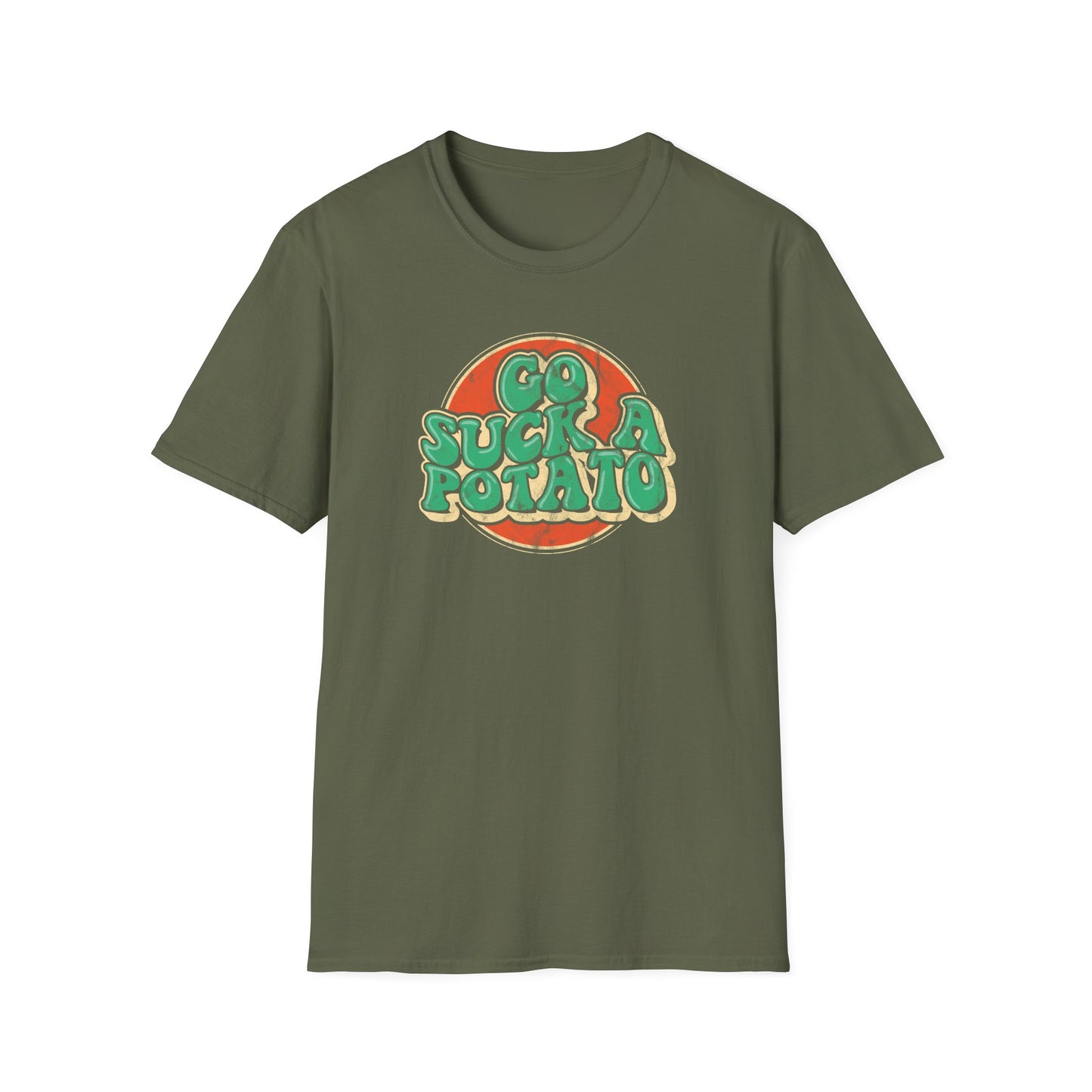 Go Suck A Potato - (Pre-distressed) - T-Shirt