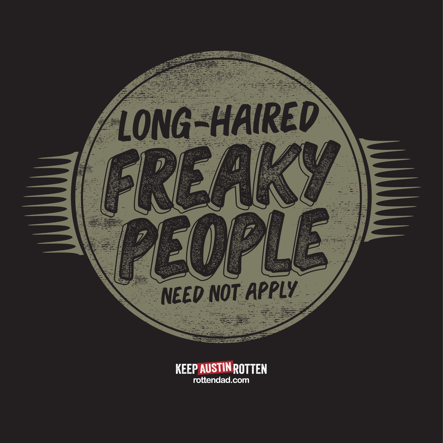 Long Haired Freaky People (Pre-Distressed) - Austin Edition - T-shirt
