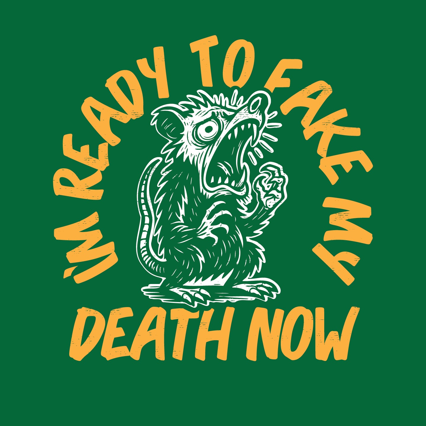 Fake My Death (Pre-distressed) - Unisex Jersey Tank