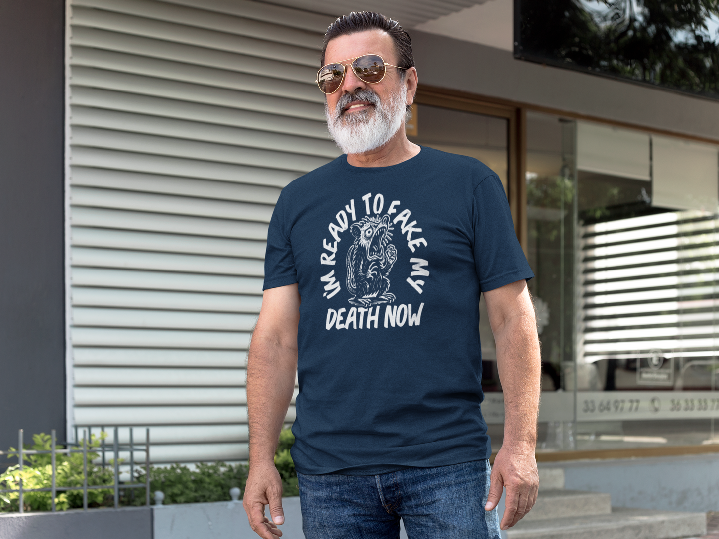Fake My Death (Pre-distressed) - T-shirt