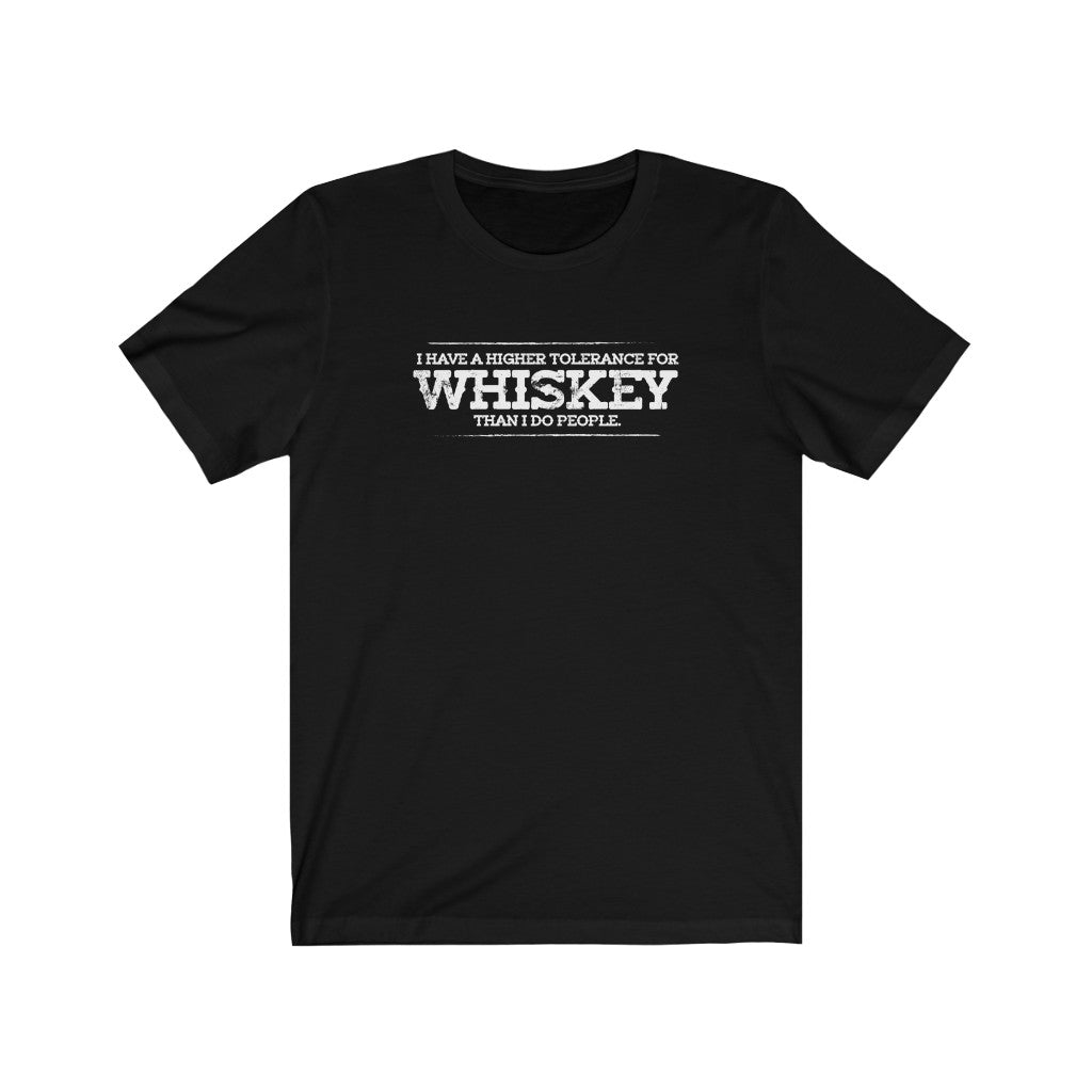 I have a higher tolerance for whiskey than I do people