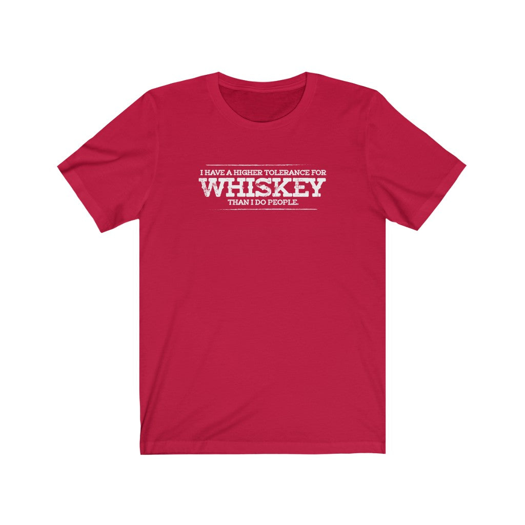 I have a higher tolerance for whiskey than I do people