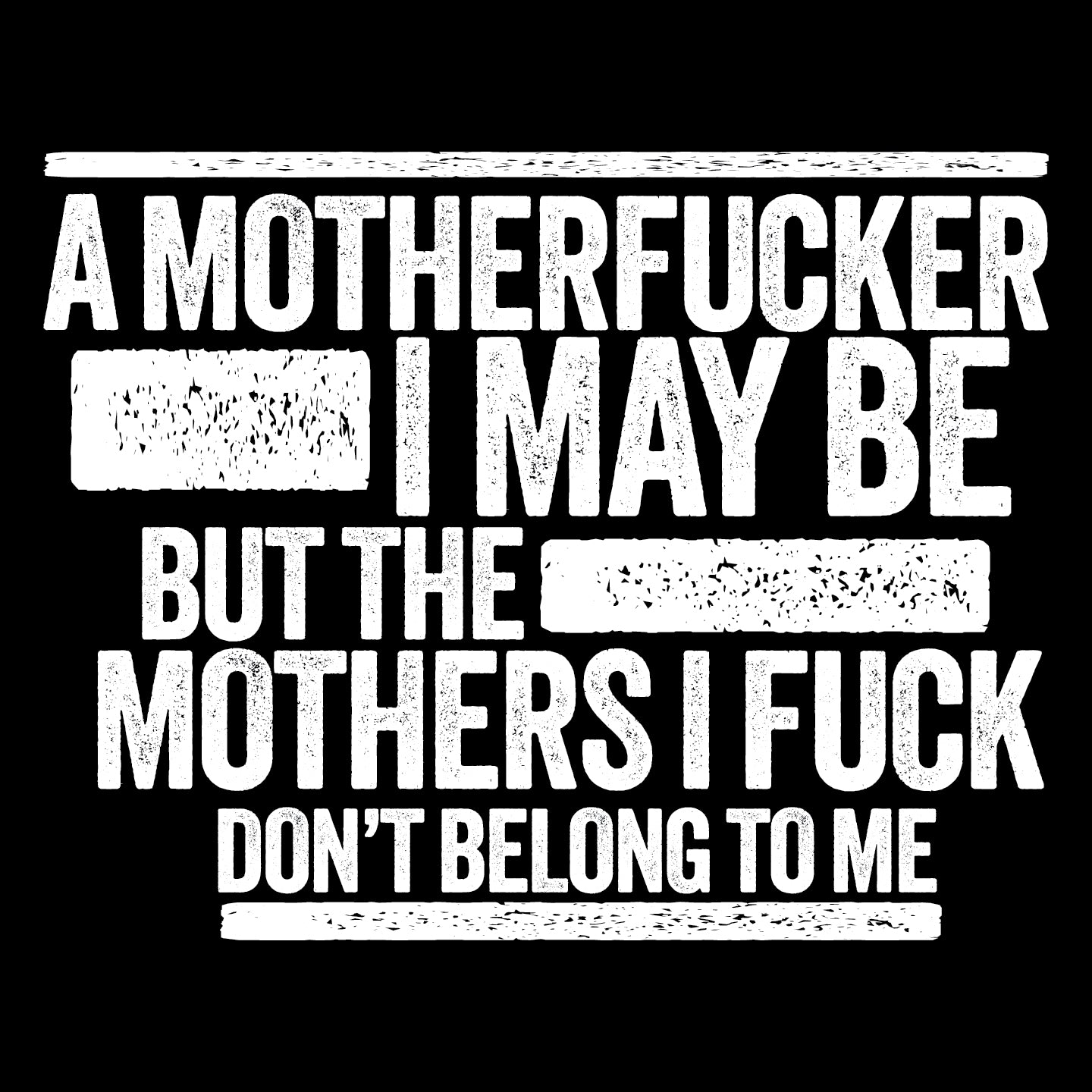 A MF I may be...