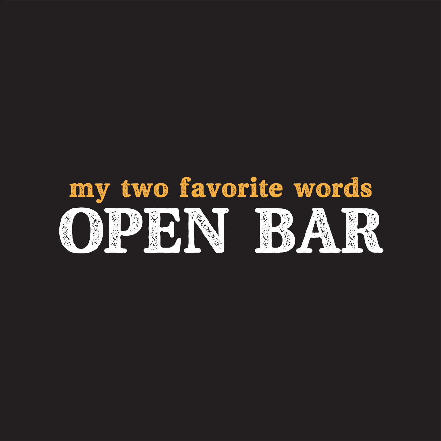 Open Bar