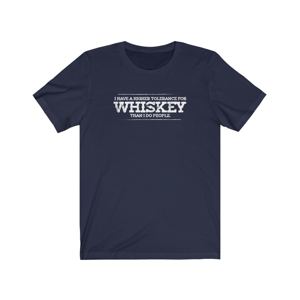 I have a higher tolerance for whiskey than I do people