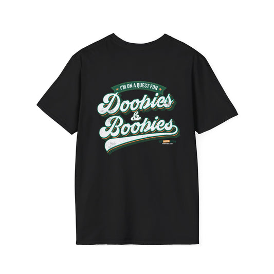 Doobies & Boobies - Austin Edition - Front & Back Printed T-Shirt