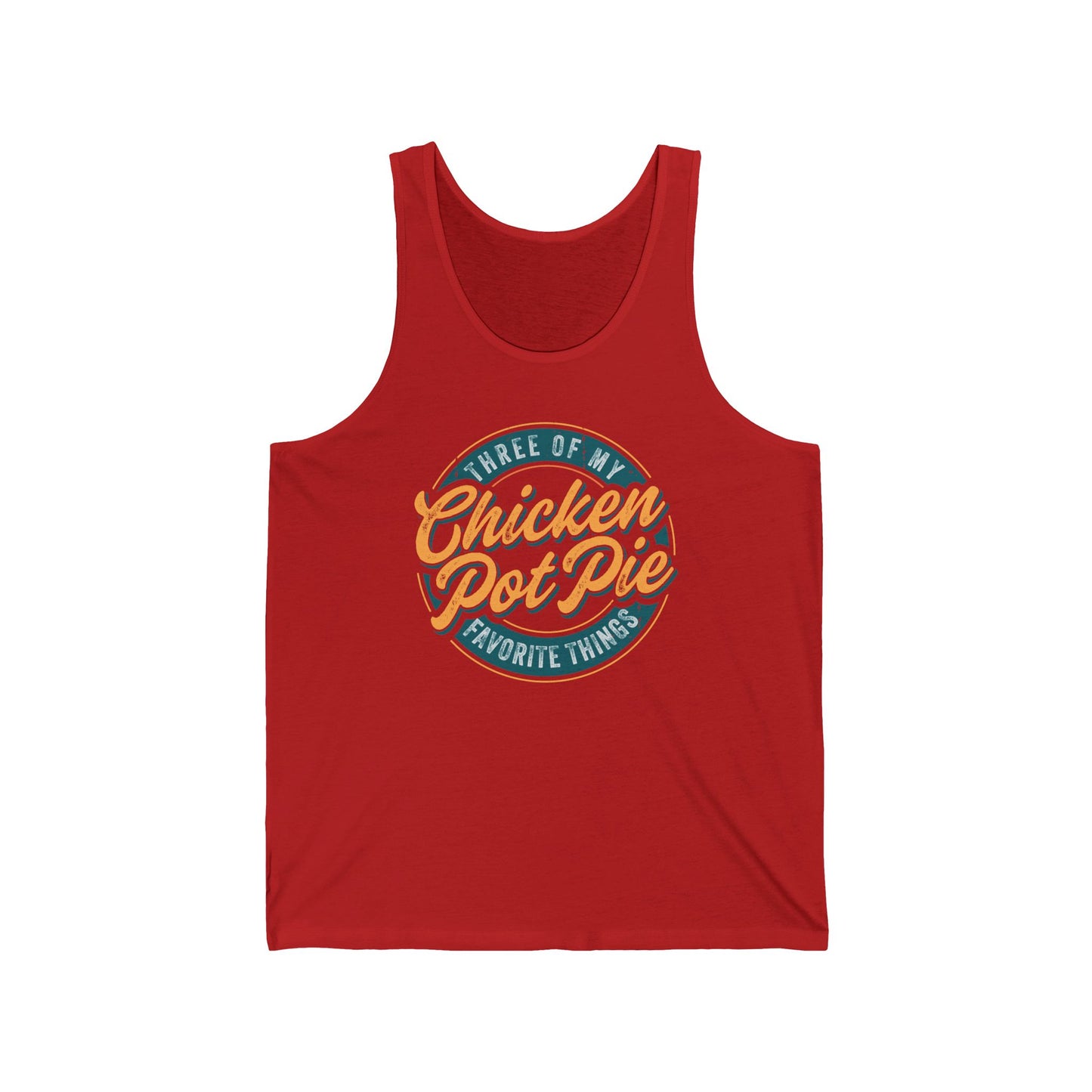 Chicken Pot Pie - (Pre-Distressed) - Unisex Jersey Tank