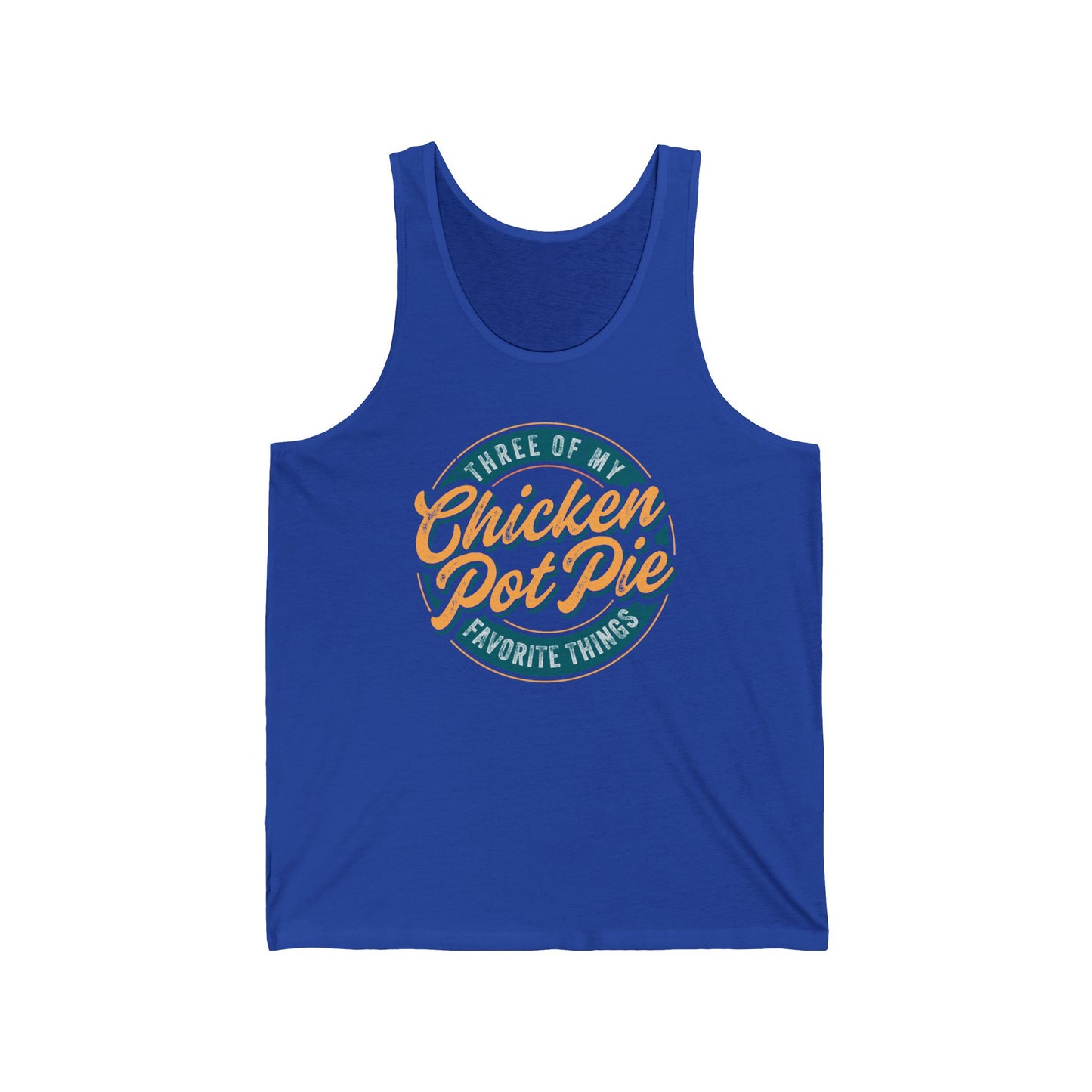 Chicken Pot Pie - (Pre-Distressed) - Unisex Jersey Tank