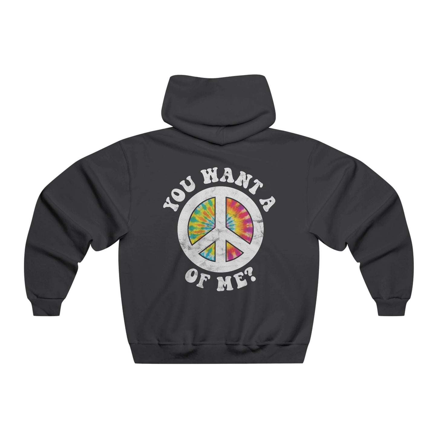 Peace of me? (pre-distressed) - Hooded Sweatshirt