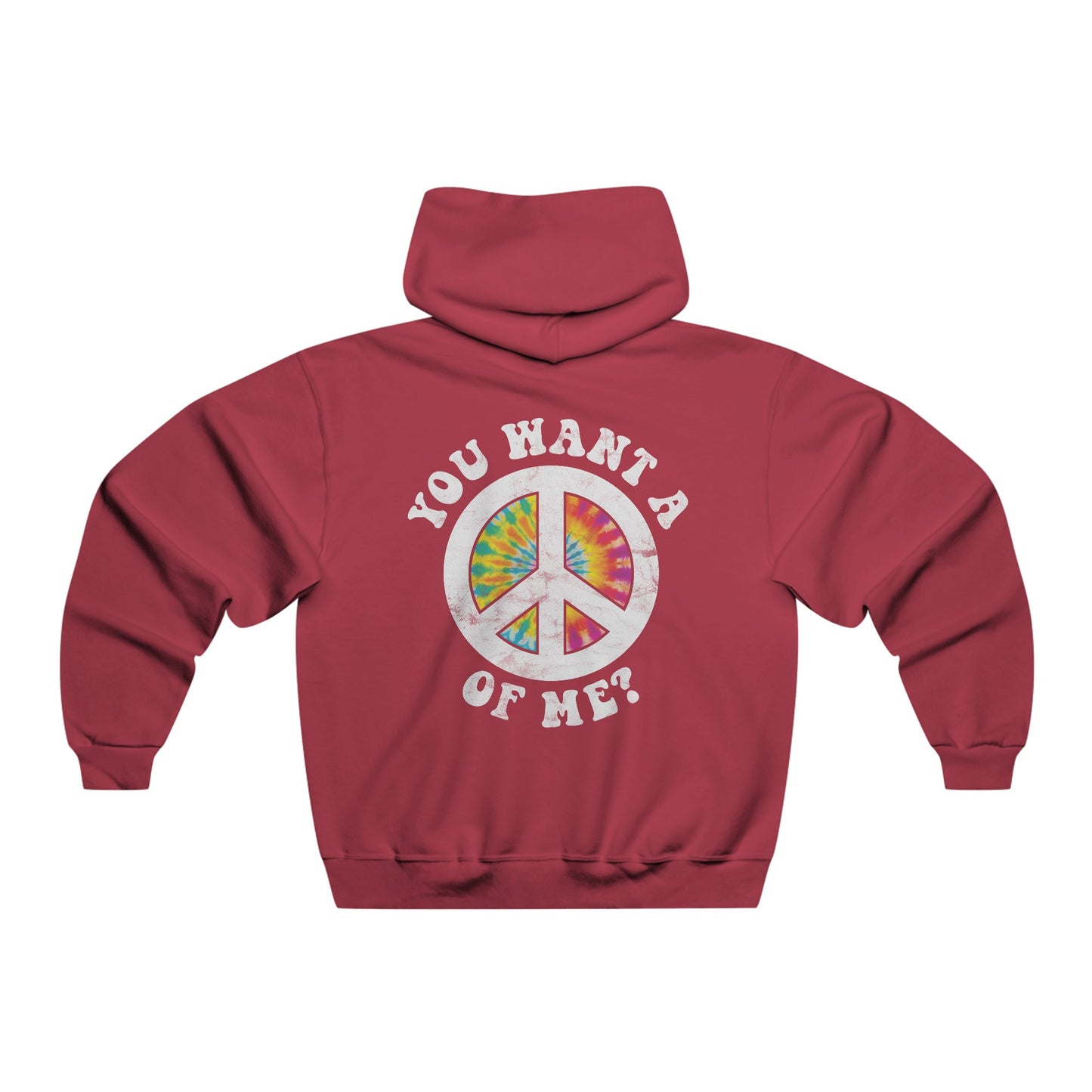 Peace of me? (pre-distressed) - Hooded Sweatshirt