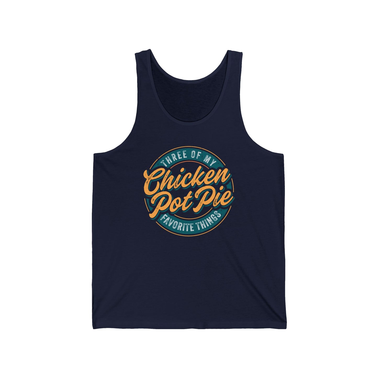 Chicken Pot Pie - (Pre-Distressed) - Unisex Jersey Tank