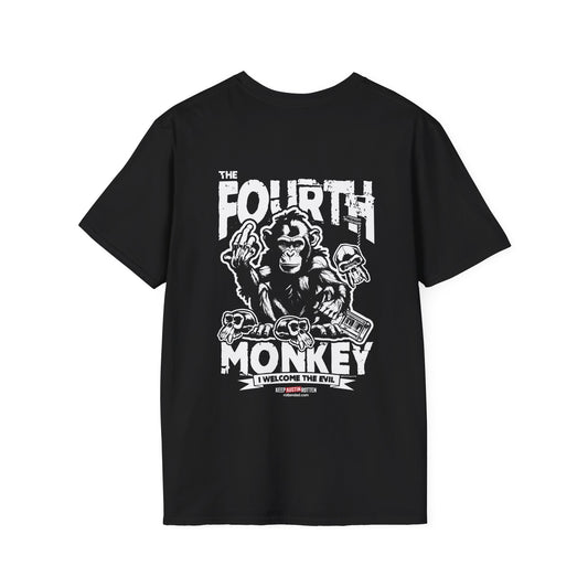 The 4th Monkey - Austin Edition - Front & Back Print - T-Shirt