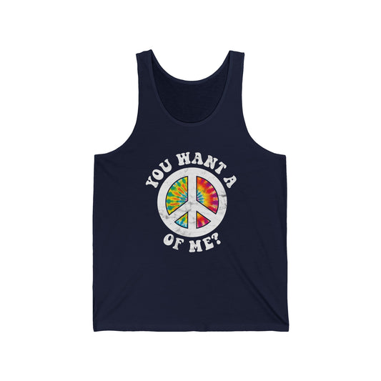 Peace of me? (pre-distressed) - Tank Top