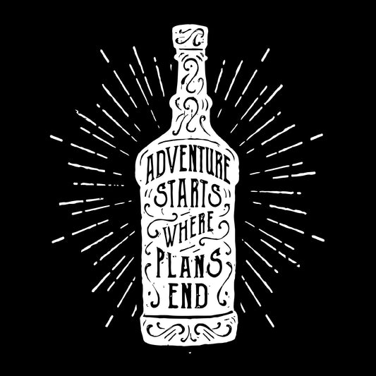 Adventure starts where plans end - Unisex Jersey Tank