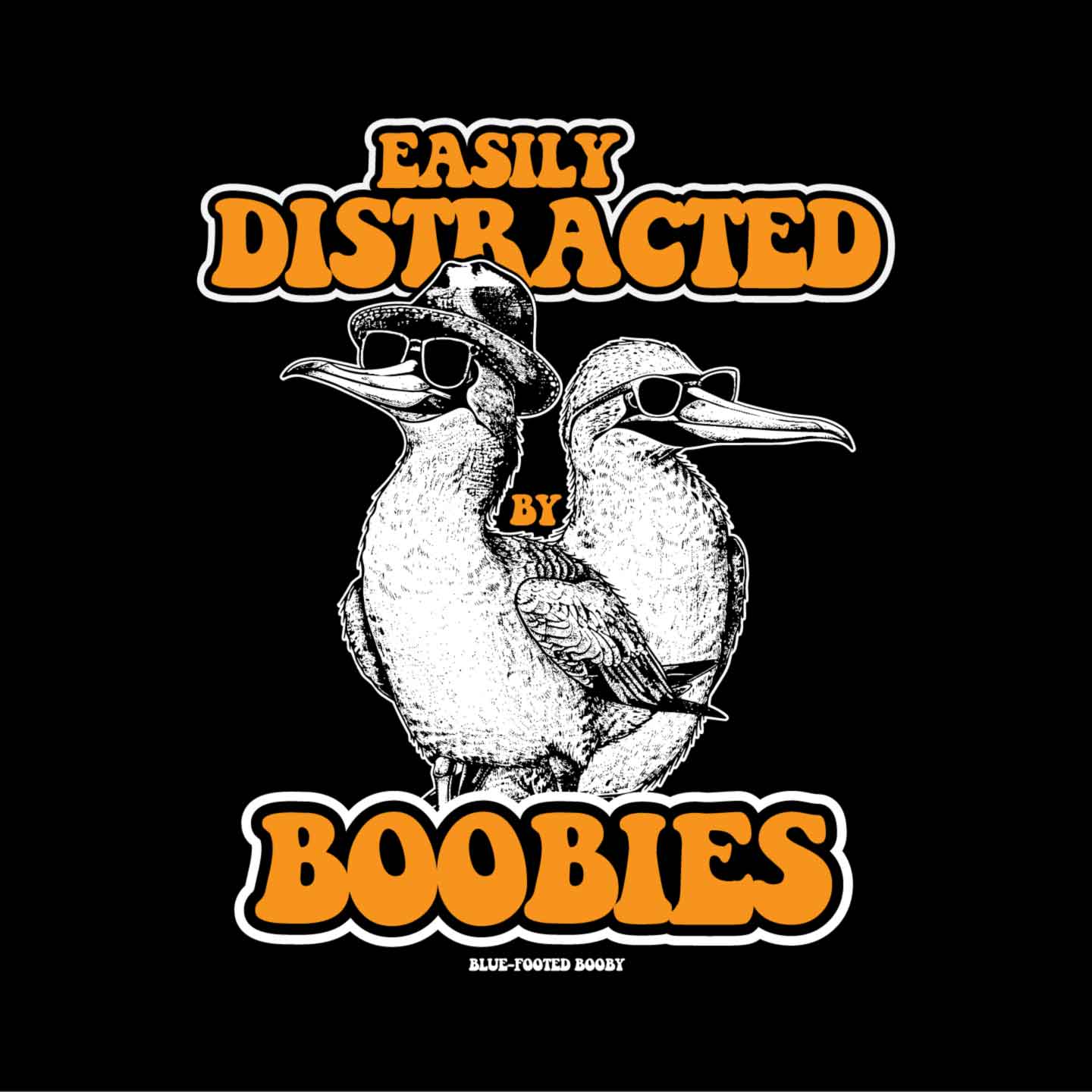 Easily Distracted by Boobies - T-Shirt