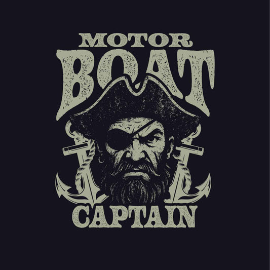 Motor Boat Captain - T-Shirt