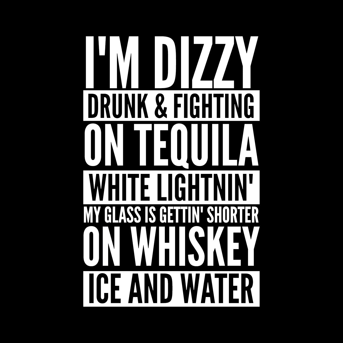 I'm Dizzy, Drunk & Fighting...