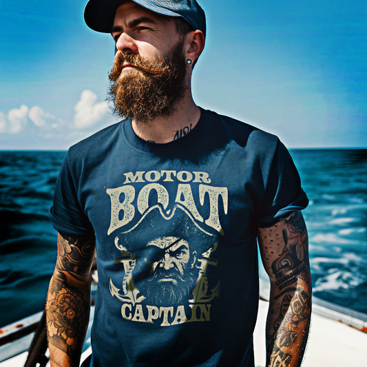 Motor Boat Captain - T-Shirt