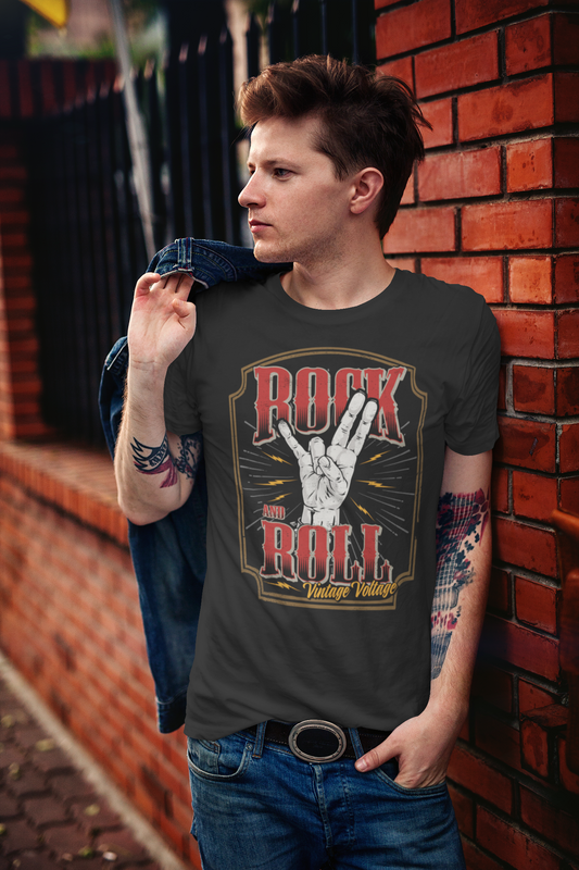 Rock & Roll Vintage - (Pre-distressed) - T-Shirt