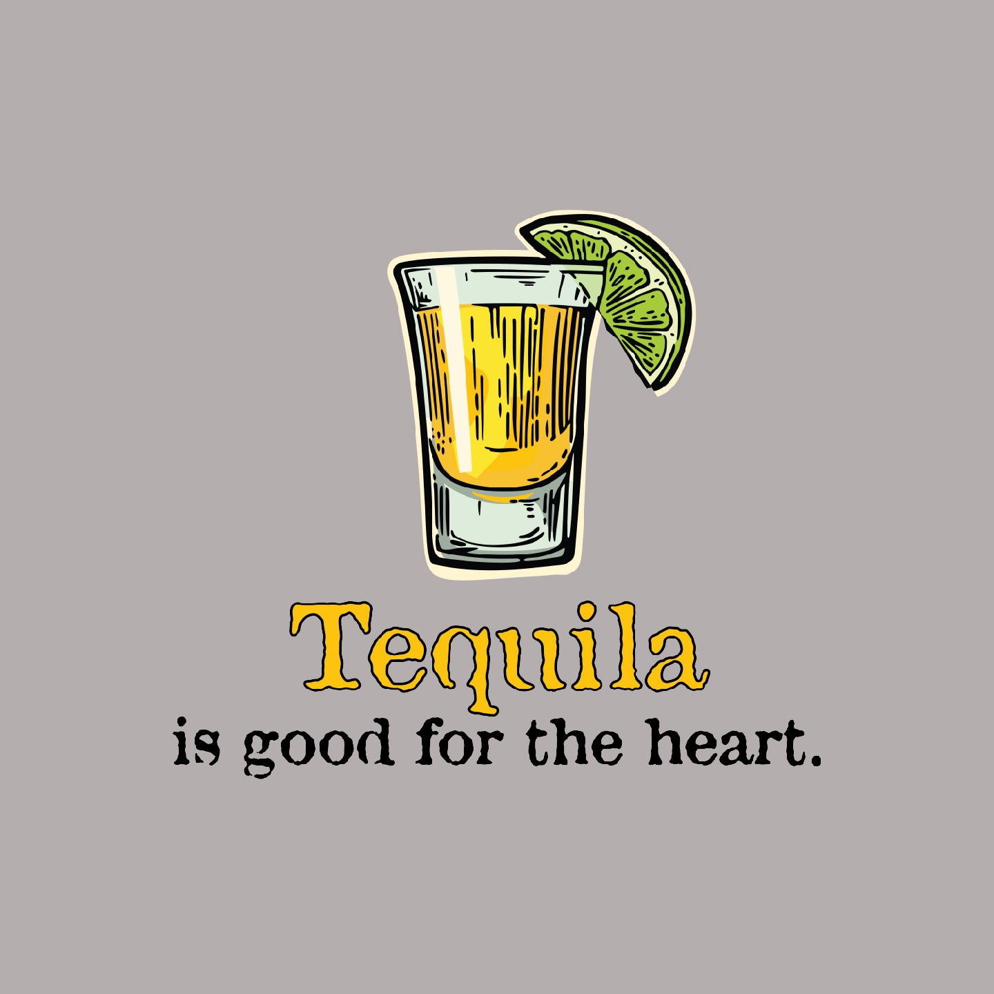 Tequila is good for the heart - Unisex Jersey Tank