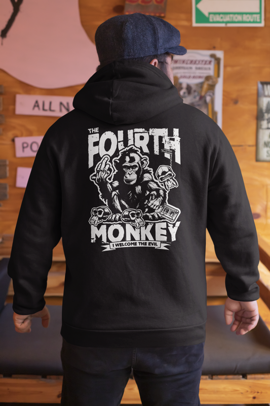 The 4th Monkey - Hooded Sweatshirt