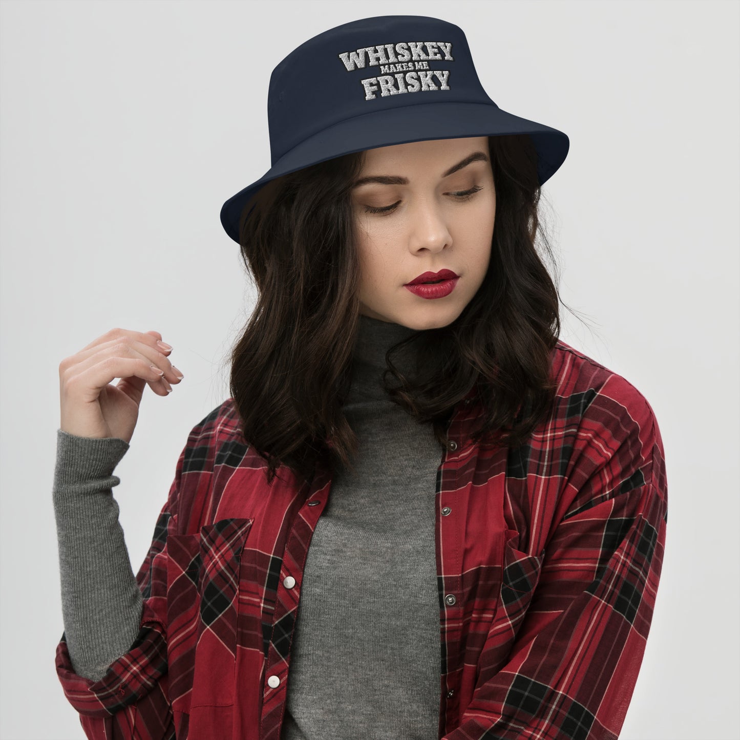 Whiskey Makes Me Frisky - Bucket Hat