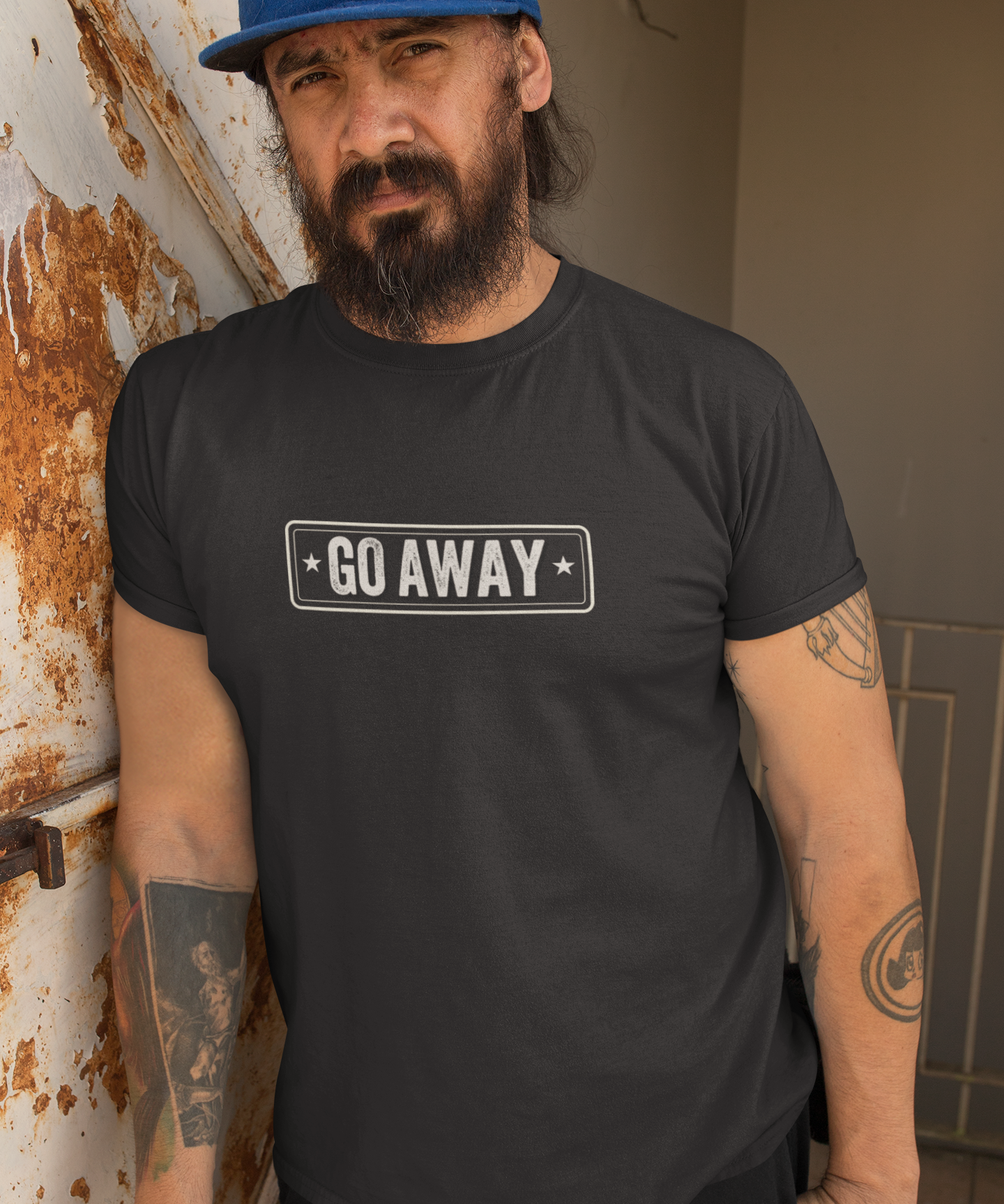 Go Away (pre-distressed) - T-Shirt