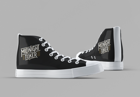 Midnight Toker - Men's High Top Sneakers