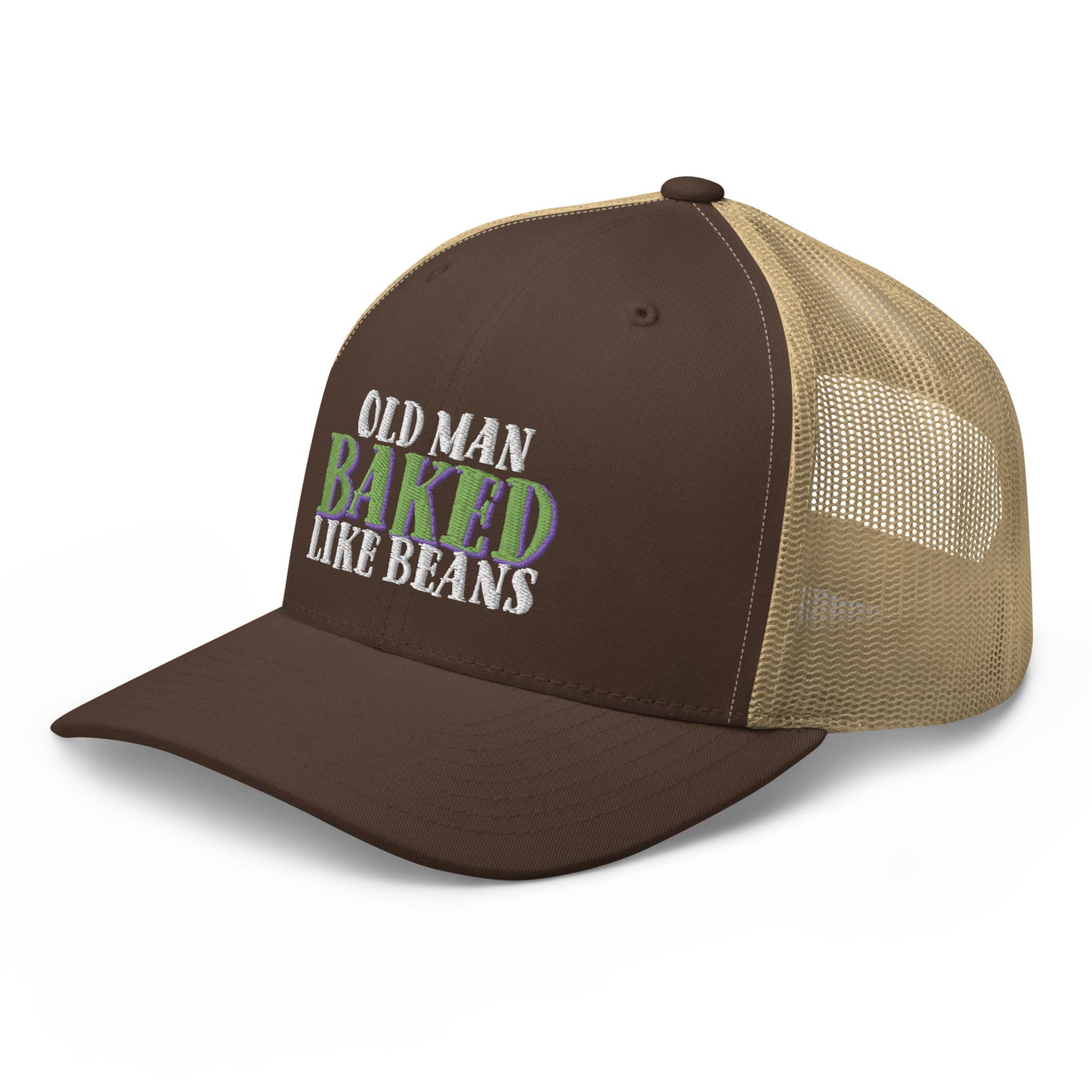 Old Man BAKED Like Beans - Trucker Cap