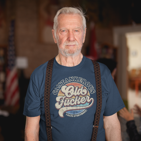 Cantankerous Old F*cker - (Pre-distressed) - T-Shirt