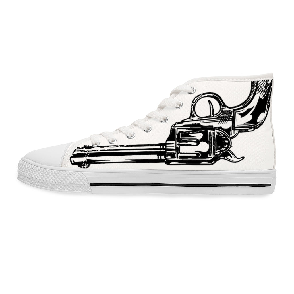 Revolver [White] - Women's High Top Sneakers