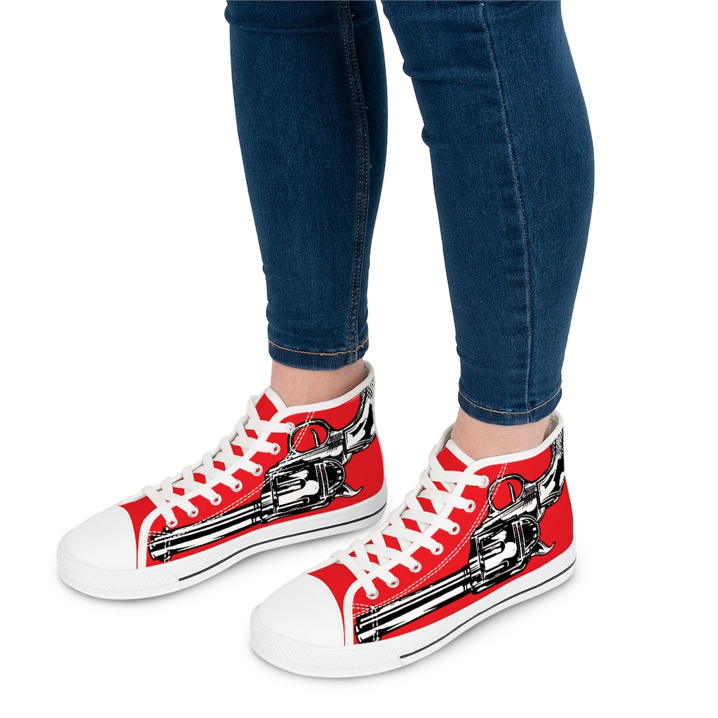 Revolver [Red] - Women's High Top Sneakers