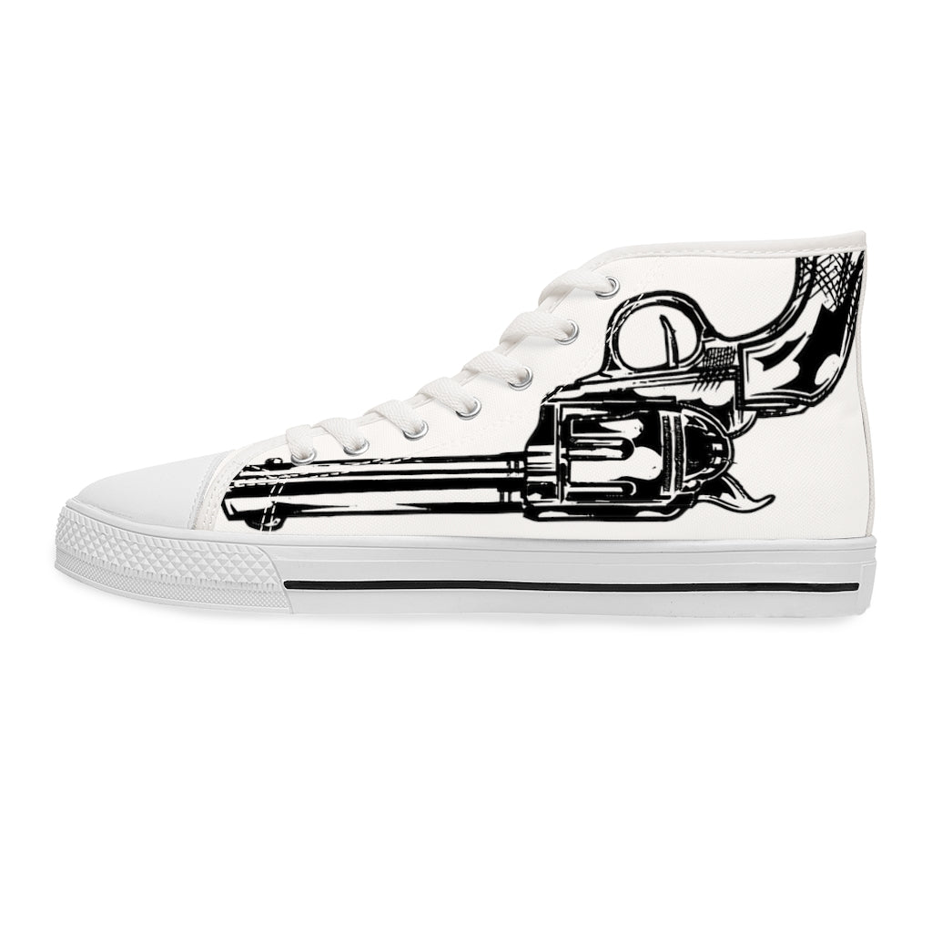 Revolver [White] - Women's High Top Sneakers