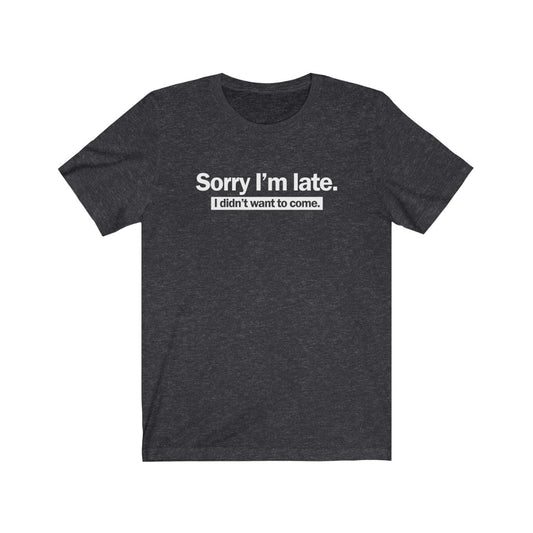Sorry I'm late
