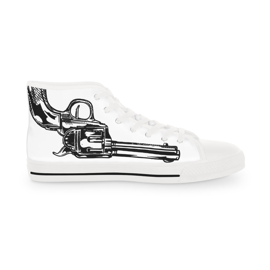 Revolver [White] - Men's High Top Sneakers