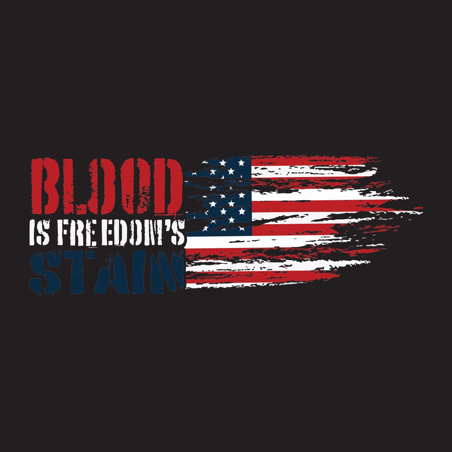 Blood is freedom's stain