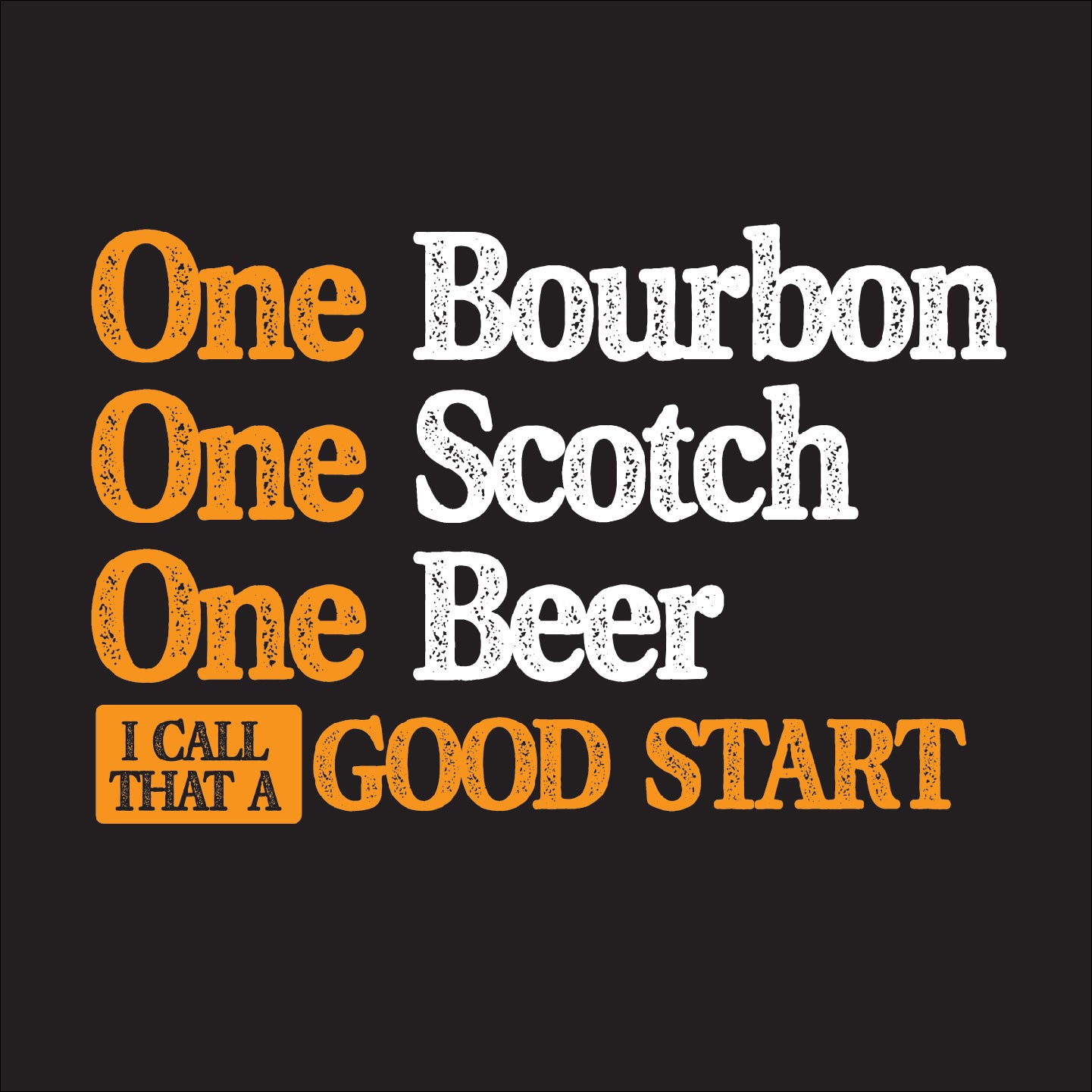 One Bourbon, One Scotch and One Beer