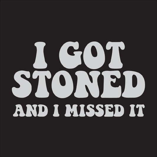 I got stoned and I missed it