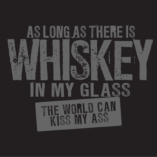 As long as there is whiskey in my glass - Unisex Jersey Tank