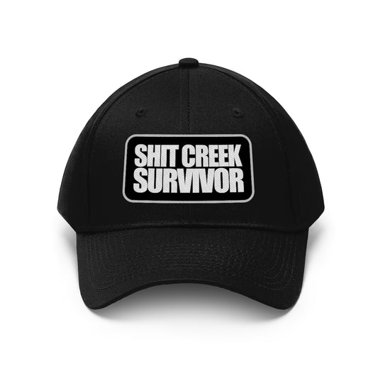 Shit Creek Survivor - Unisex Twill Hat